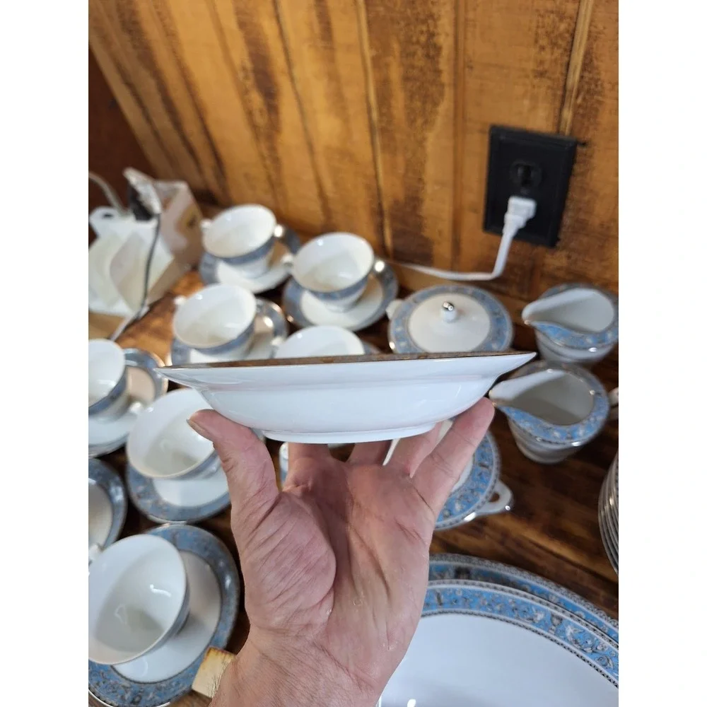 VTG Lot Of 34pc Soup Tea Fine China Sheffield‎ Imperial Deluxe Japan Mythology